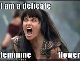 I am a delicate feminie flower